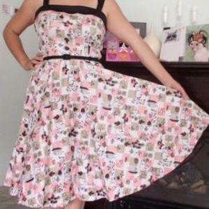 3x pinup girl clothing squirrel dress